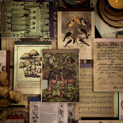 60pcs Vintage Time Book Series Scrapbook Paper Pack
