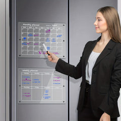 Acrylic Magnetic Calendar For Fridge 16X12