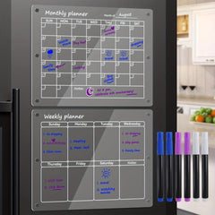 Acrylic Magnetic Calendar For Fridge 16X12