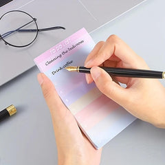 Multicolor Rainbow Notebook Daily Memo Office Learning List 1 Booklet