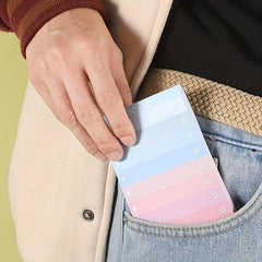 Multicolor Rainbow Notebook Daily Memo Office Learning List 1 Booklet