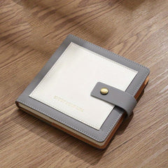 Pocket Notebook Mini Notepad Faux Leather Hand Ledger Small Gift Horizontal Line
