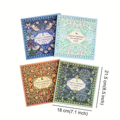 100 Sheets Vintage Floral Scrapbook Paper DIY Crafts Journals Decoupage