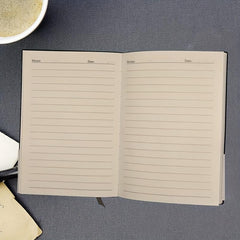 B5 Soft Leather Face Art Notebook for College Students