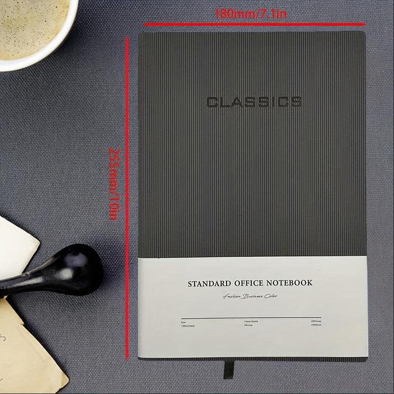 B5 Soft Leather Face Art Notebook for College Students