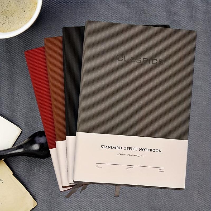 B5 Soft Leather Face Art Notebook for College Students