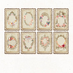 Moon Imagination Series Retro Collage Border Background Handbook