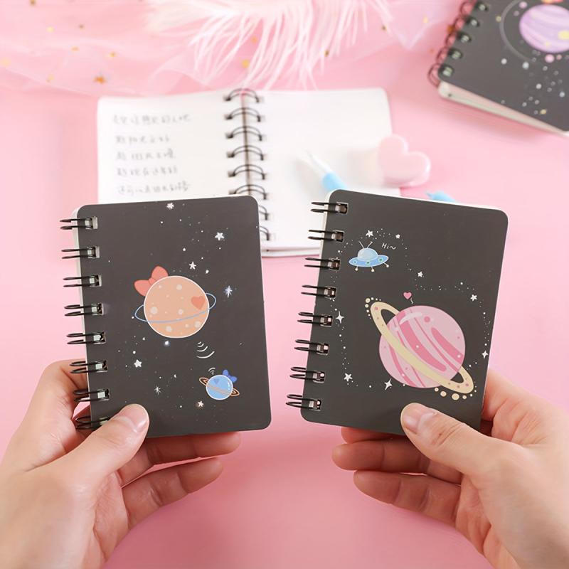 Dream Planet Side Flip Coil Book A7 Small Notebook