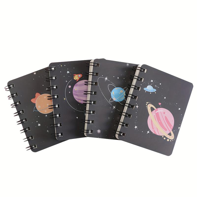 Dream Planet Side Flip Coil Book A7 Small Notebook