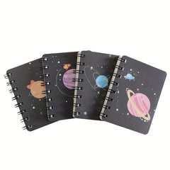 Dream Planet Side Flip Coil Book A7 Small Notebook