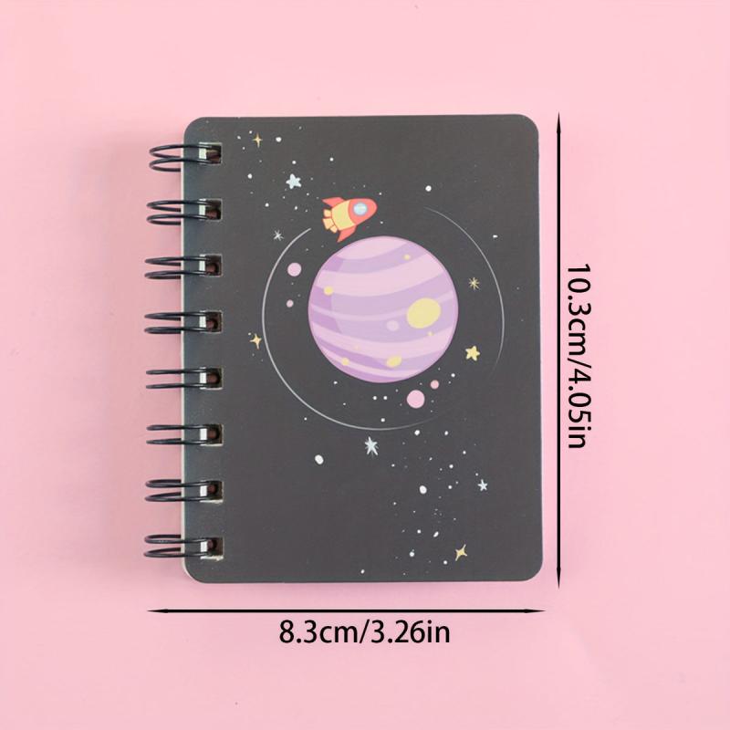 Dream Planet Side Flip Coil Book A7 Small Notebook