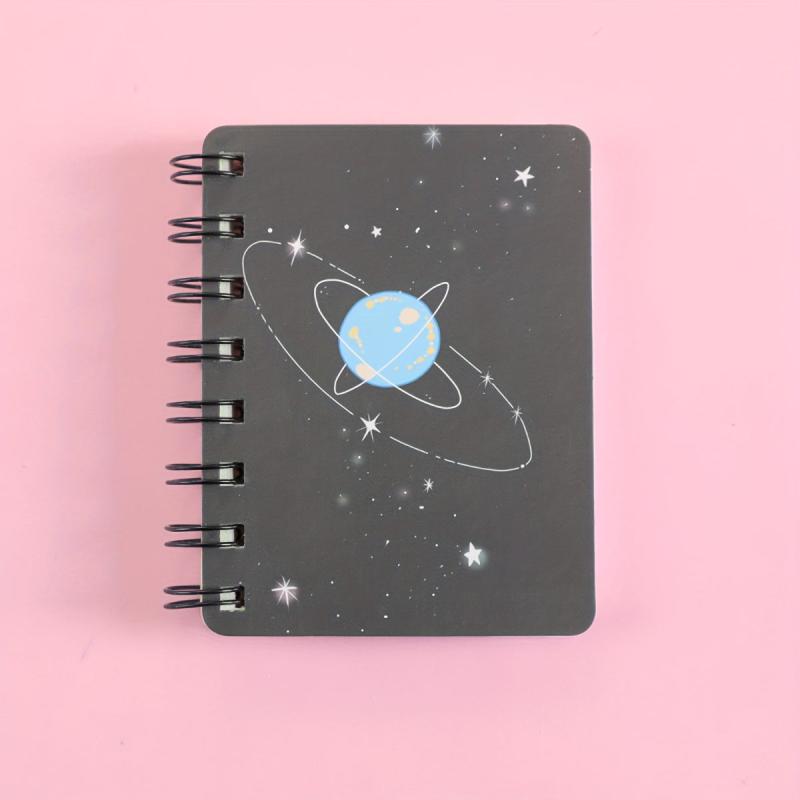 Dream Planet Side Flip Coil Book A7 Small Notebook