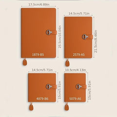 Magnetic Clasp Pendant Notebook