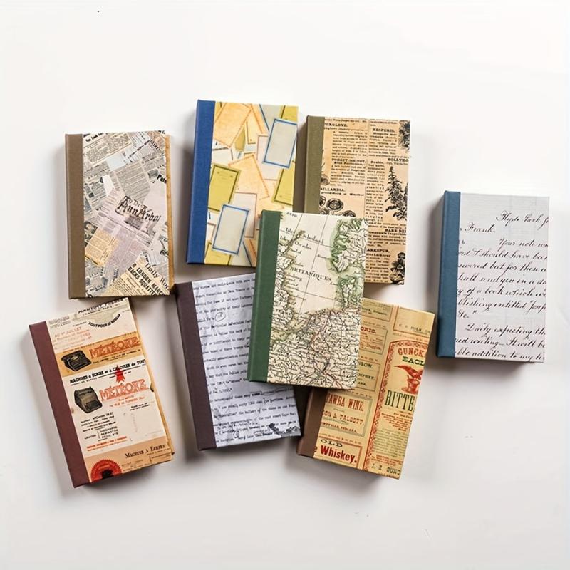 50 Sheets Leather Journal Scrapbook Retro Notebook