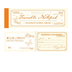 30 Sheets Tearable Note Retro Frame Manual Account Material Backing