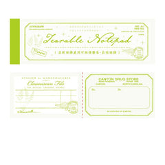 30 Sheets Tearable Note Retro Frame Manual Account Material Backing