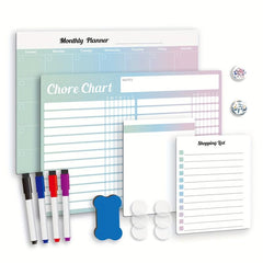 1pc Magnetic Calendar Schedule Sticker Set Soft Whiteboard Home Office Supplies