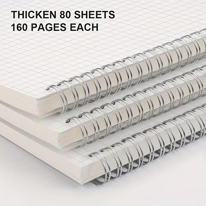 Spiral Graph Notebooks 1 Pack A5 B5 Notebooks With Graph Pages