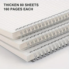 Spiral Graph Notebooks 1 Pack A5 B5 Notebooks With Graph Pages