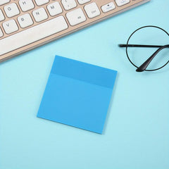 2pcs Transparent Stickers PET Perspective Stickers Self Stick Notes 50