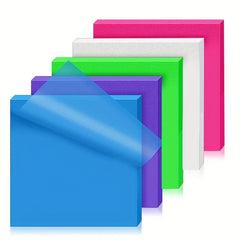 2pcs Transparent Stickers PET Perspective Stickers Self Stick Notes 50