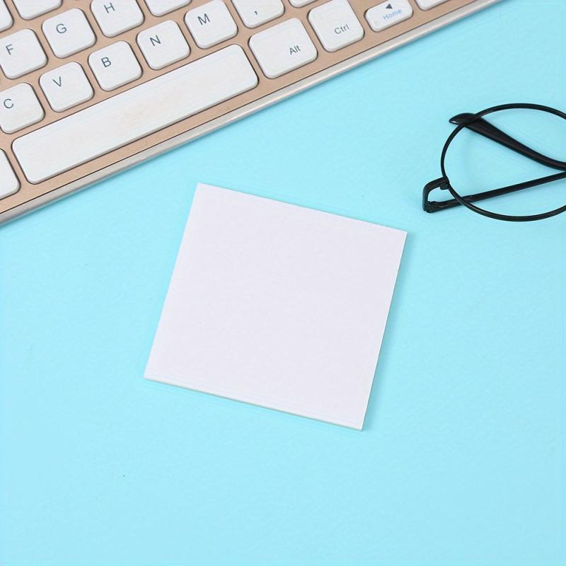 2pcs Transparent Stickers PET Perspective Stickers Self Stick Notes 50