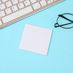 2pcs Transparent Stickers PET Perspective Stickers Self Stick Notes 50