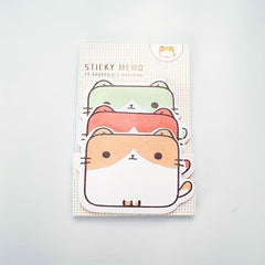 15pcs Cartoon Sticky Notes Creative Index Sticky Notes Student Stickers