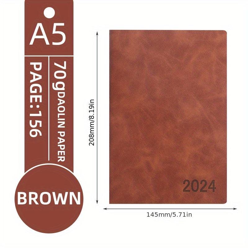 A5 Daily Planner 365 Days Time Management Notebook
