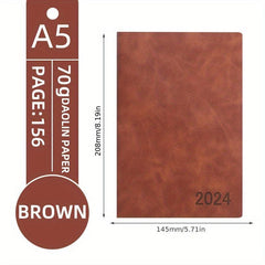 A5 Daily Planner 365 Days Time Management Notebook