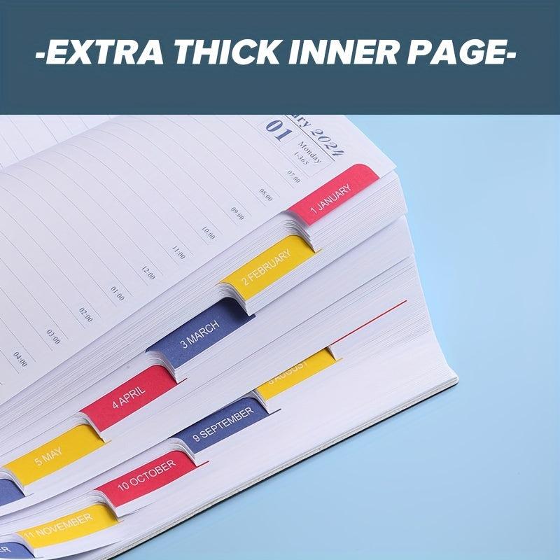 A5 Daily Planner 365 Days Time Management Notebook