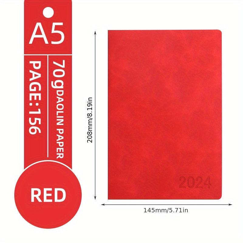 A5 Daily Planner 365 Days Time Management Notebook