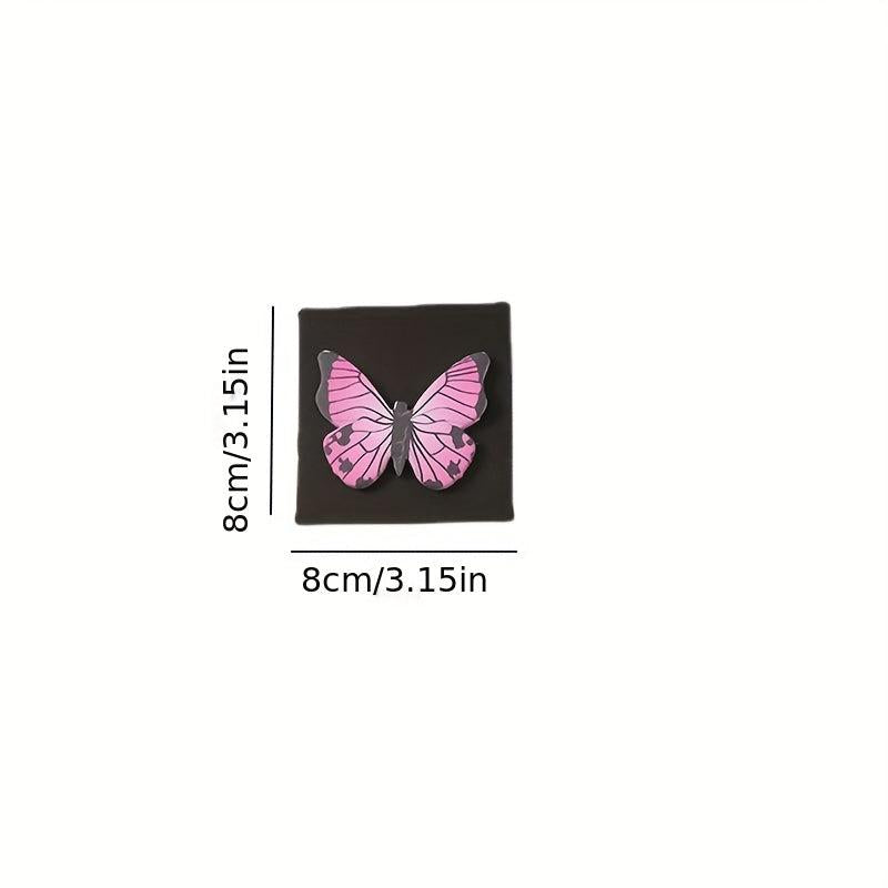 30pcs Butterfly Sticky Notes Cartoon Style For Students Work Note Stickers