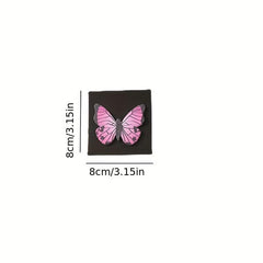 30pcs Butterfly Sticky Notes Cartoon Style For Students Work Note Stickers
