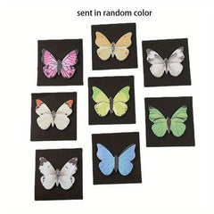 30pcs Butterfly Sticky Notes Cartoon Style For Students Work Note Stickers