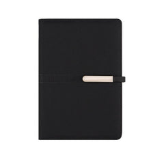 A5 Leather Notebook with Metal Buckle - Business & Office Essential