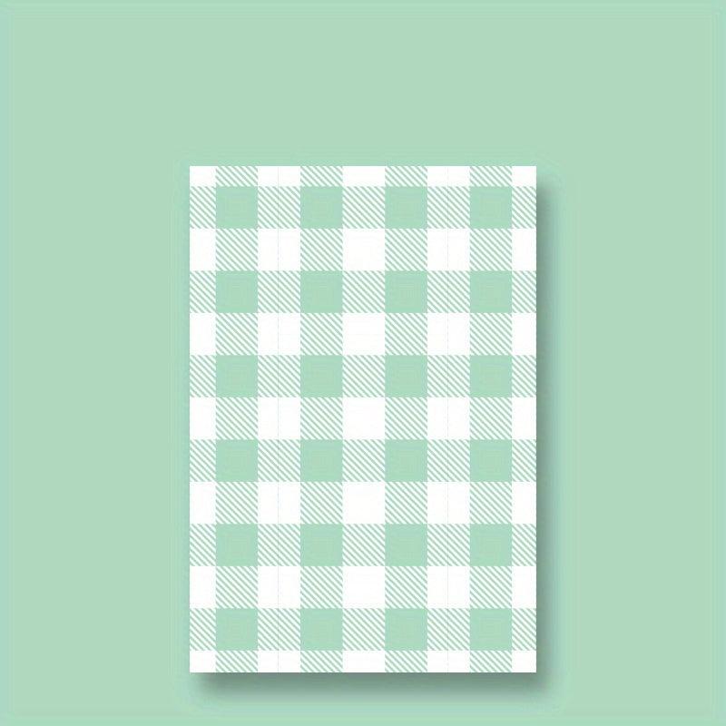 Cute Grid Pattern Sticky Notes 60 Sheets - Student Memo Notes Book