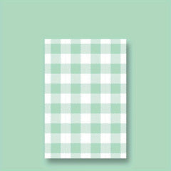 Cute Grid Pattern Sticky Notes 60 Sheets - Student Memo Notes Book