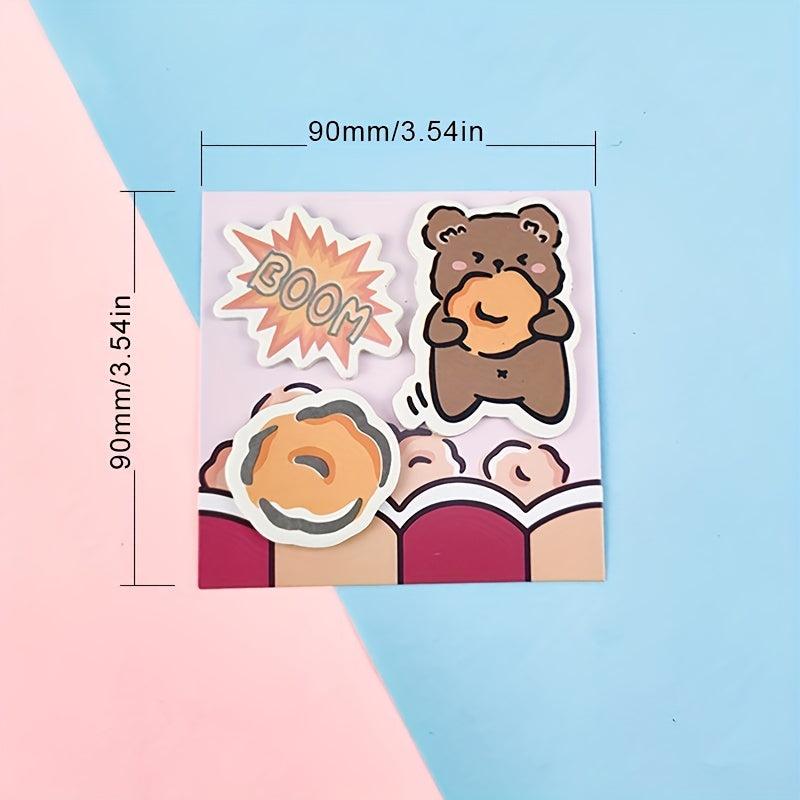 Cartoon Shaped Sticky Notes Book 60 Pieces