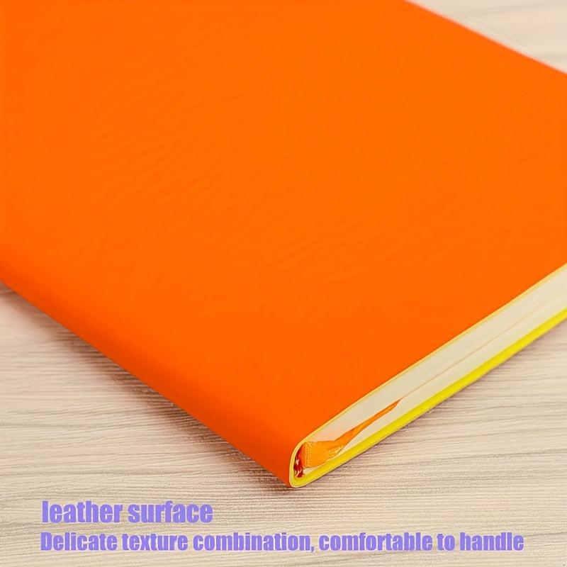 Matte PU Notebook 200 Pages Thickened Paper for Home Office School