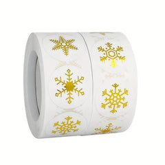 500pcs Gilded Christmas Gift Labels Sealing Stickers