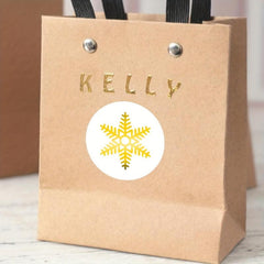 500pcs Gilded Christmas Gift Labels Sealing Stickers
