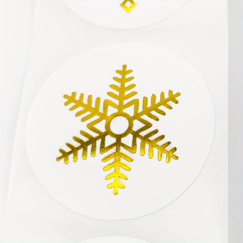 500pcs Gilded Christmas Gift Labels Sealing Stickers