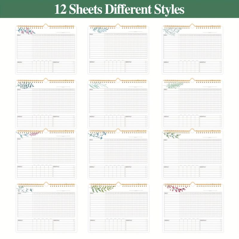 BUBU Habit Tracker Calendar & To Do List Planner