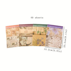 40 Sheets Lightweight Paperback English Journal for Students