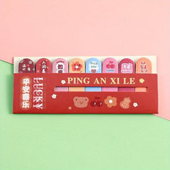 120pcs Cartoon Inspirational Text Sticky Notes for School Office