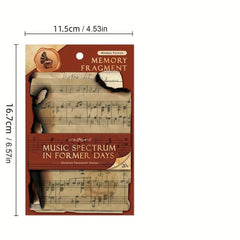 20pcs Paper Memory Fragments Retro Pocket Newspaper Collage Pack
