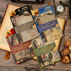 20pcs Paper Memory Fragments Retro Pocket Newspaper Collage Pack