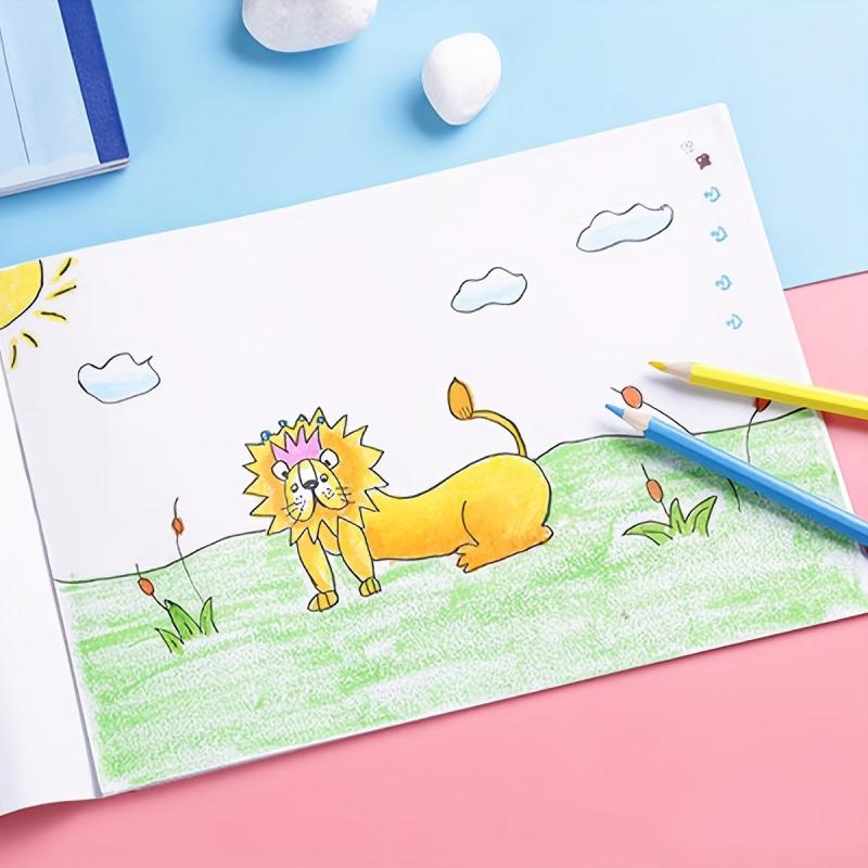 20 Pages Children's Blank Drawing Book Art Sketch Doodle Painting Book