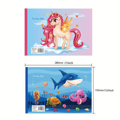 20 Pages Children's Blank Drawing Book Art Sketch Doodle Painting Book